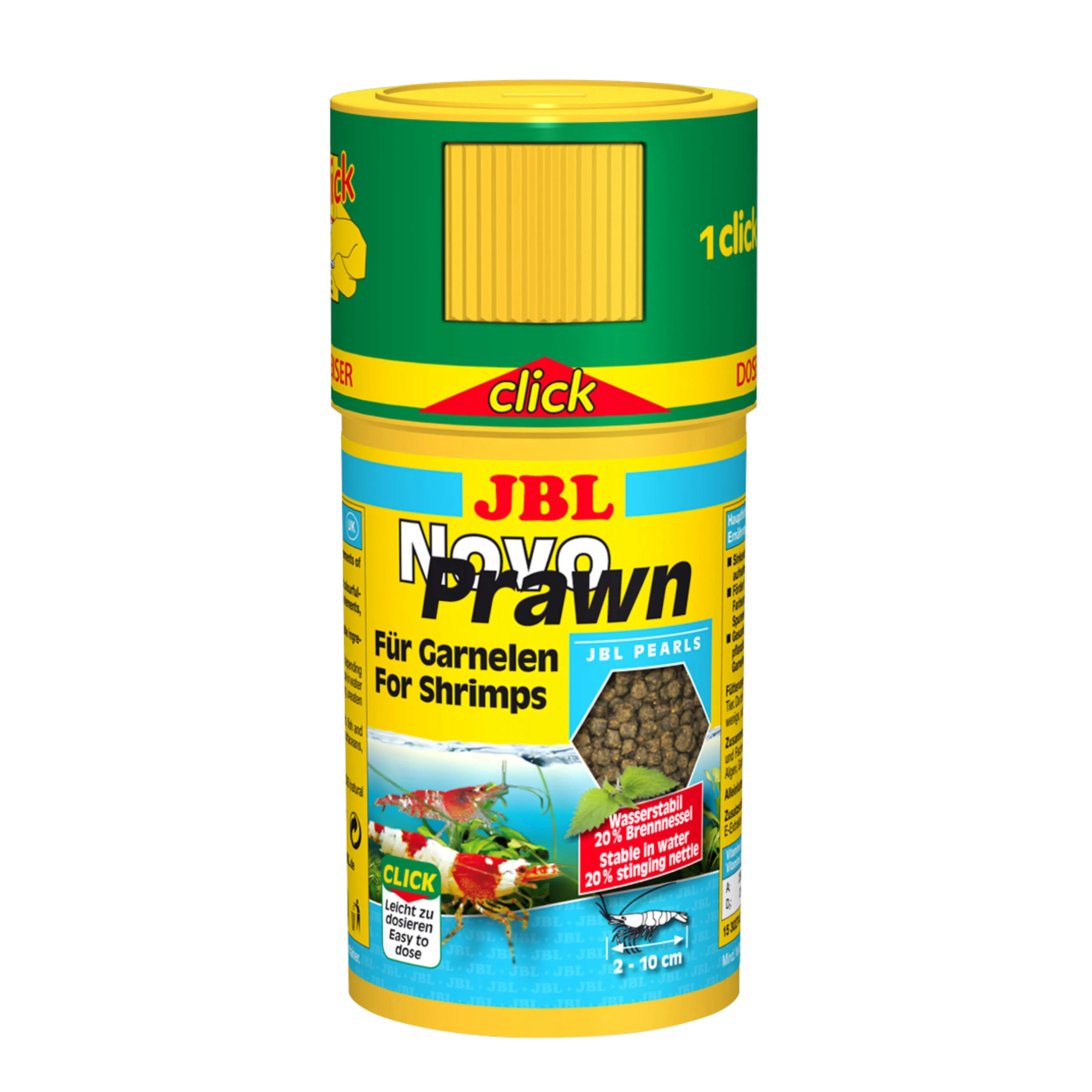 Complete nutrition, optimal growth and vibrant colours in invertebrates: with spirulina algae and nettle content.