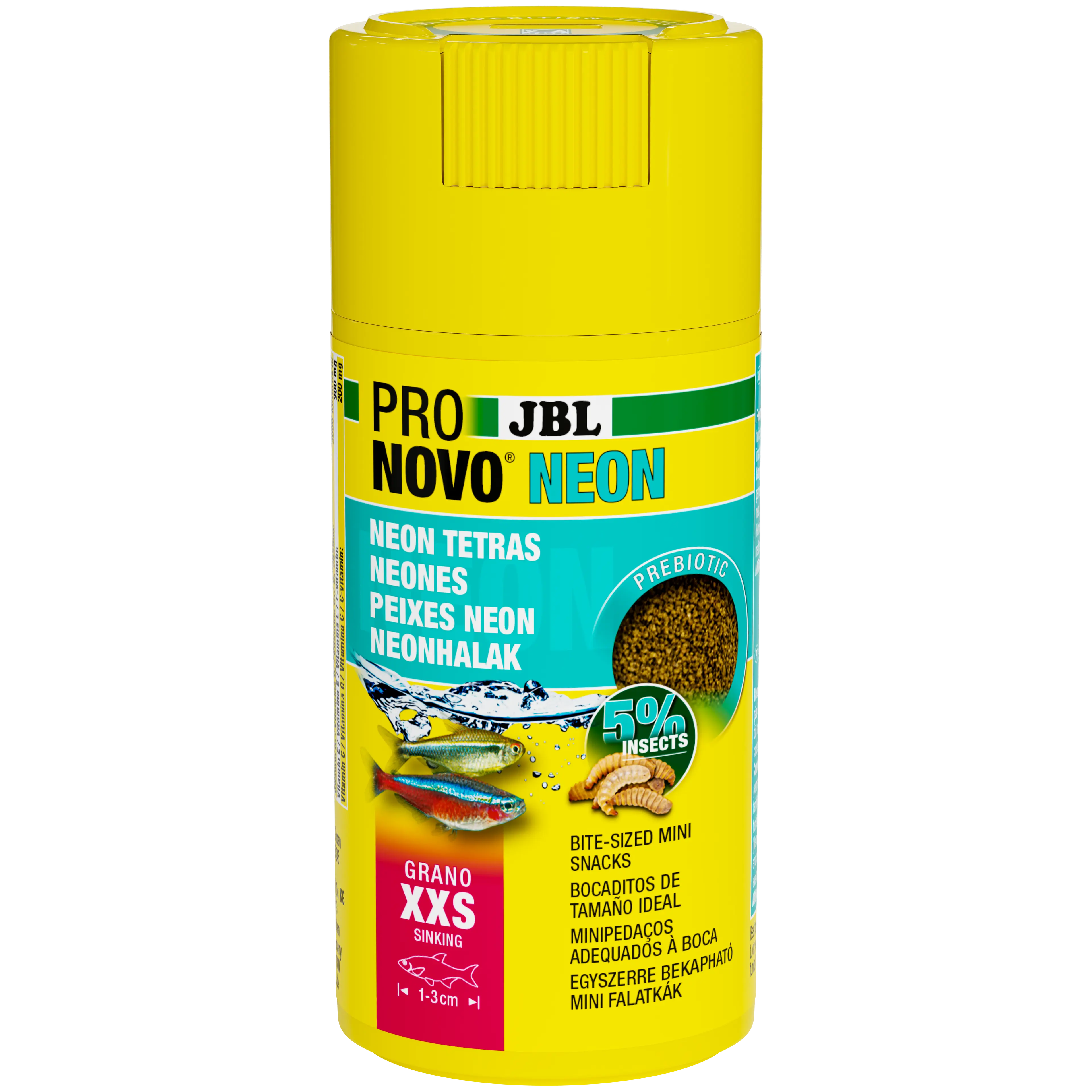 Prebiotic & sinking aquarium fish food: Special fibre in the food provides the beneficial intestinal bacteria with nourishment for healthy digestion. Healthy digestion means less excretion and therefore less water pollution.