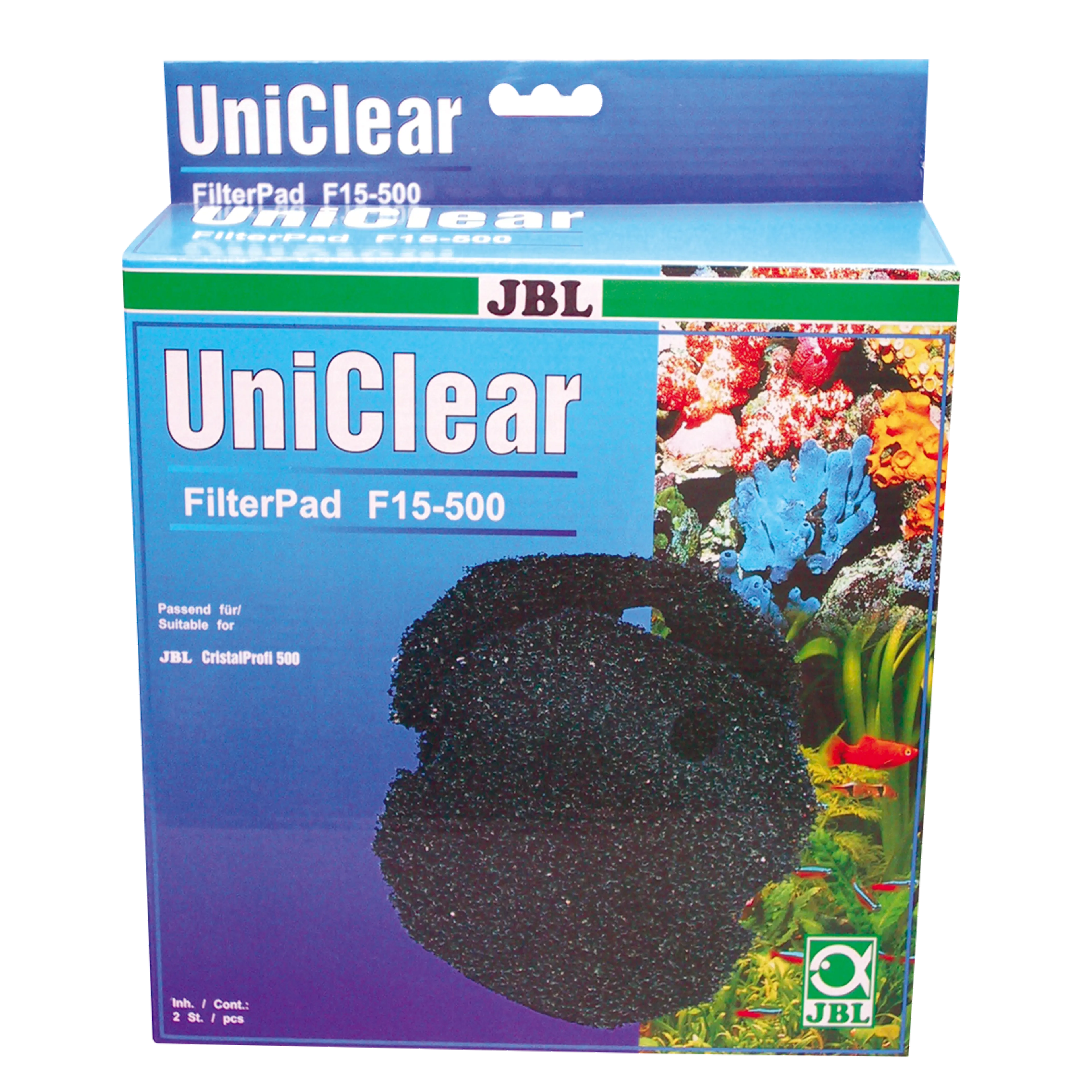 Mousse grossière à pores ouverts avec une largeur de pores de 15 ppi : FilterPad pour filtre Christal Profi