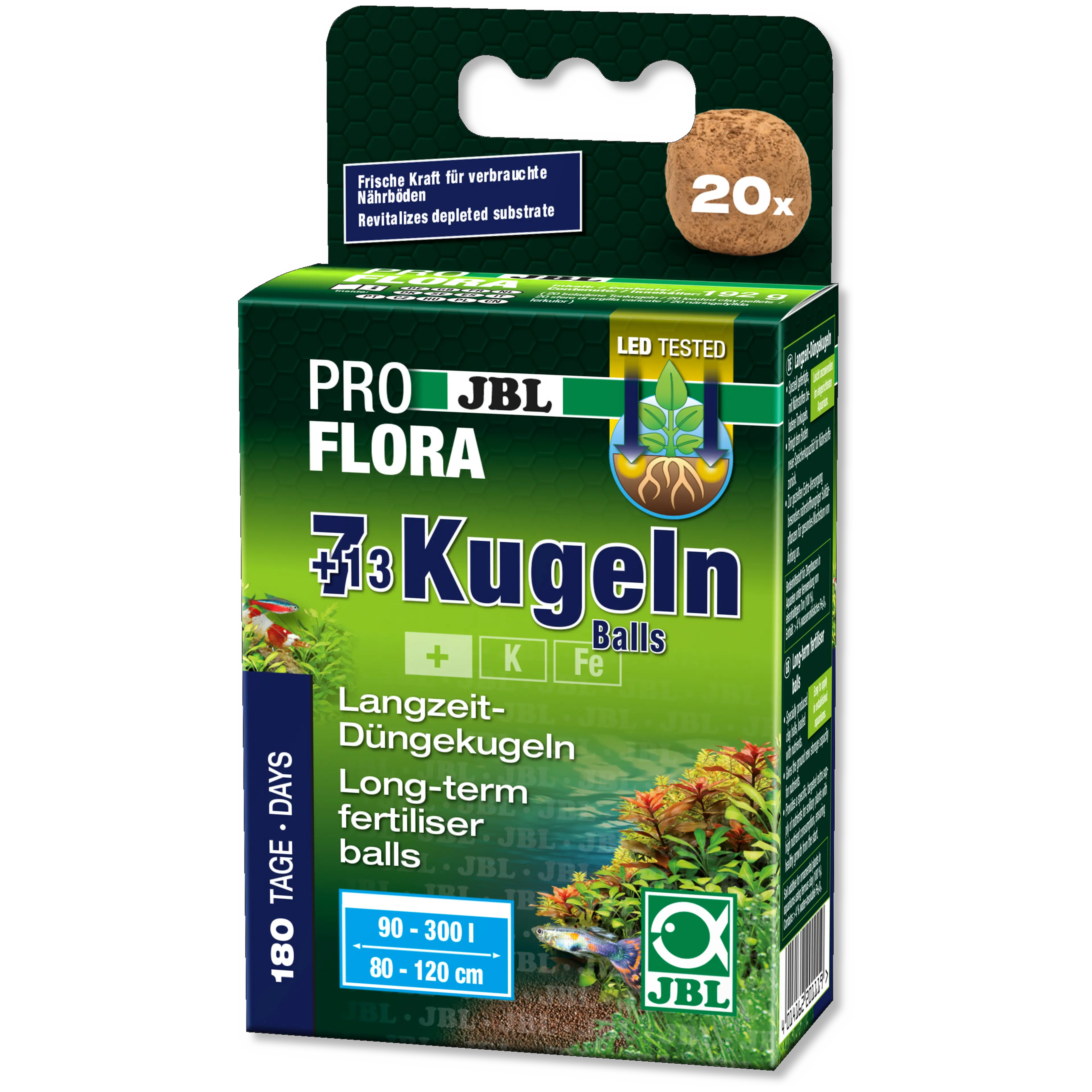 Basic care for plant roots: specially manufactured clay balls loaded with nutrients for freshwater aquariums