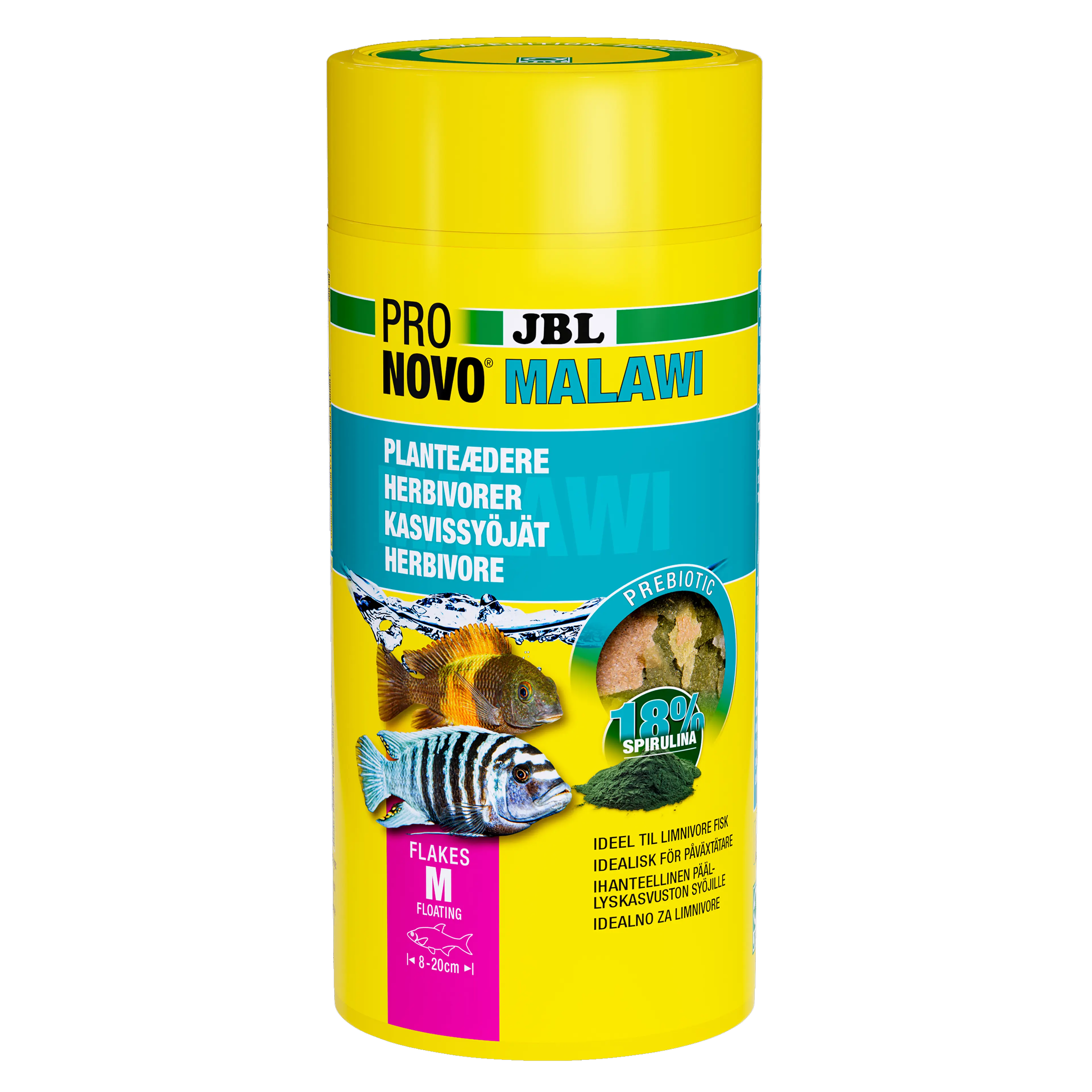 Prebiotic & floating aquarium fish food: Special fibre in the food provides the beneficial gut bacteria with nourishment for healthy digestion.