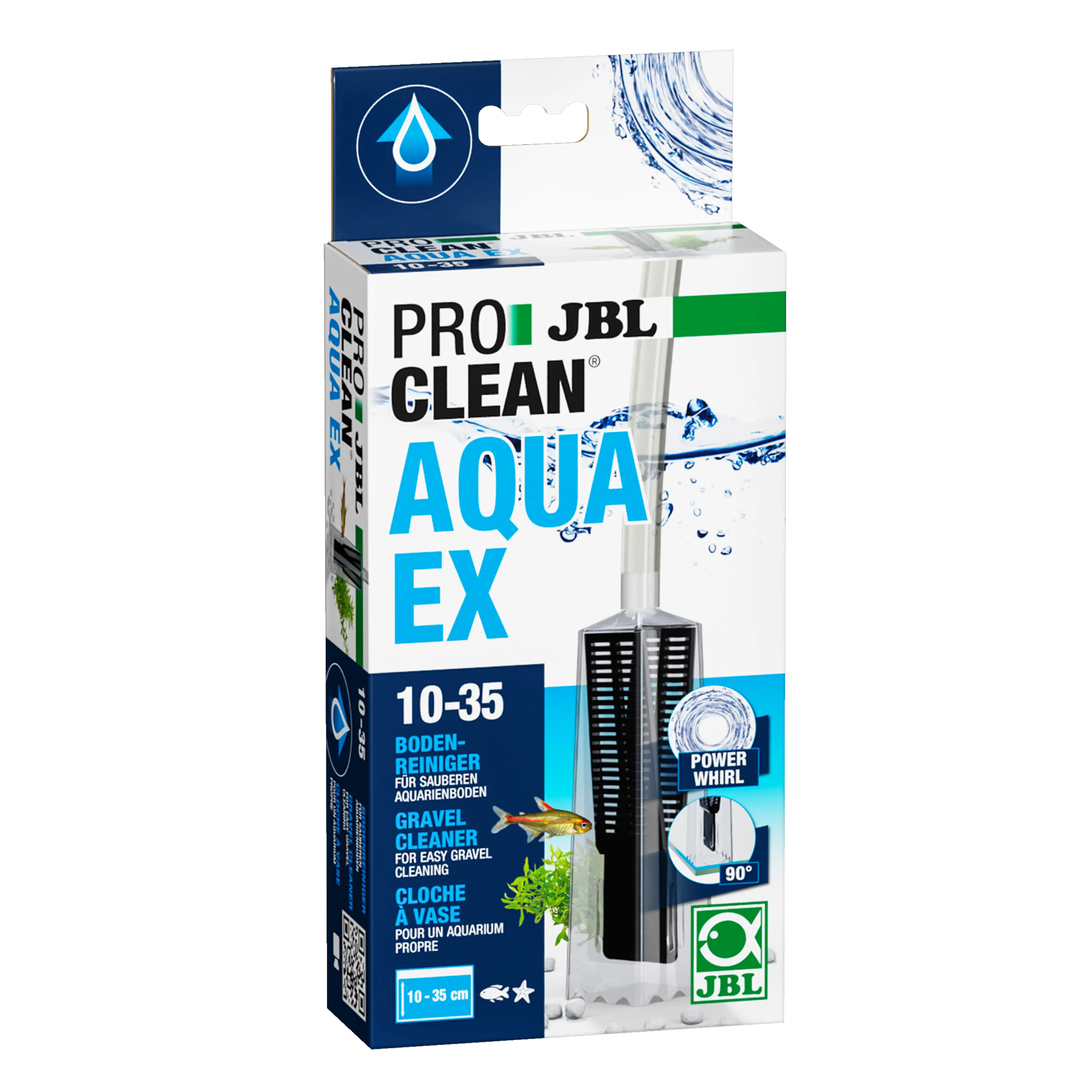 Small but powerful and highly effective floor cleaner for vacuuming dirt in small aquariums