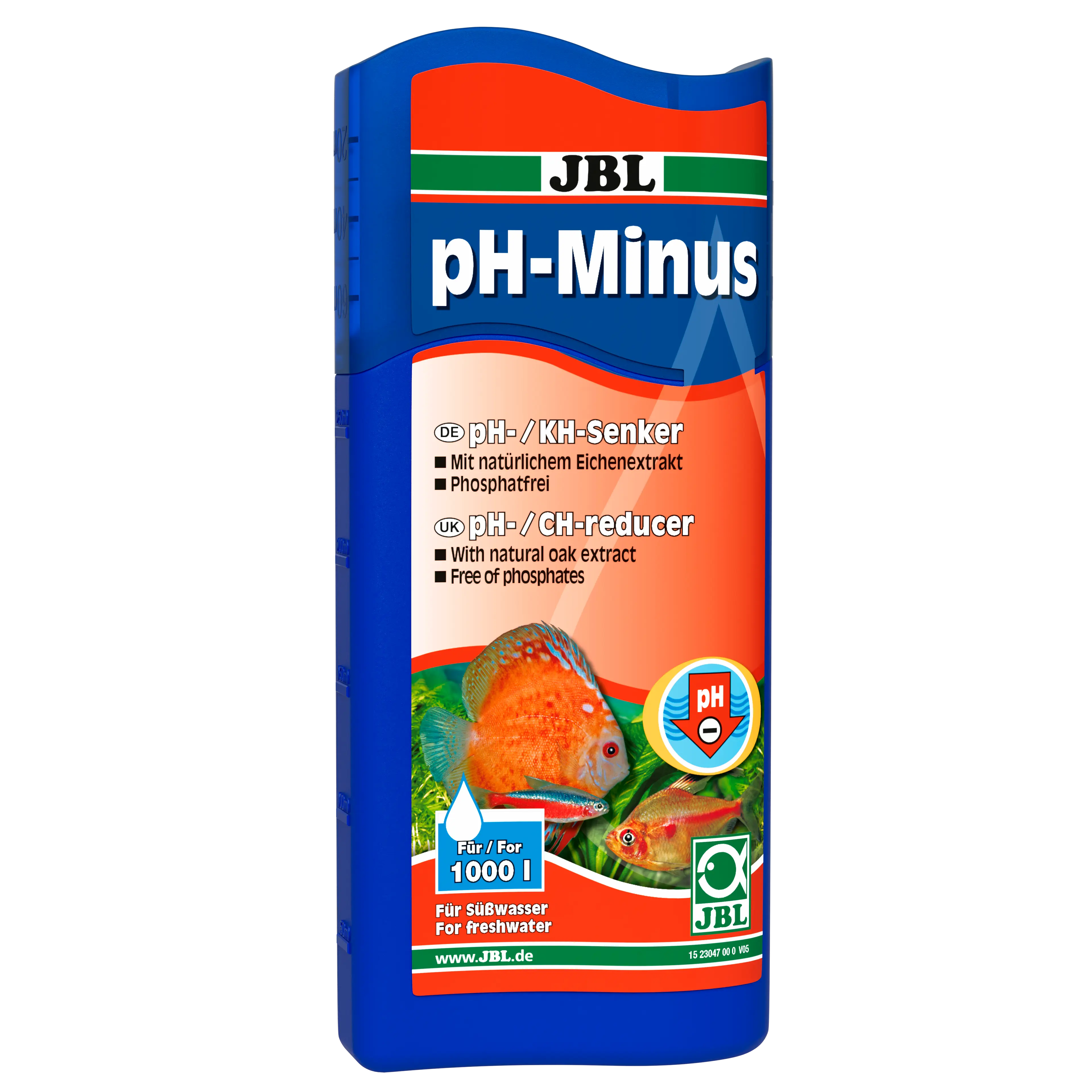 For fish- and plant-friendly aquarium water in freshwater aquariums, for aquatic turtles and shrimp
